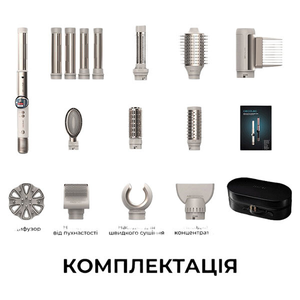 Стайлер Cecotec AirGlam, Золотой - № 12 Стайлер Cecotec AirGlam, Золотой - № 12
