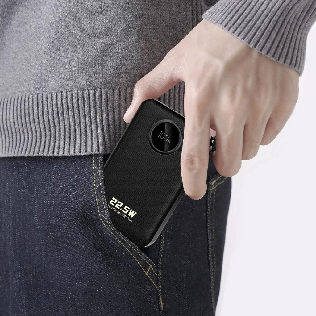Портативная батарея (Power Bank) Dudao K14+, 20000 mAh, Черный - № 6 Портативная батарея (Power Bank) Dudao K14+, 20000 mAh, Черный - № 6
