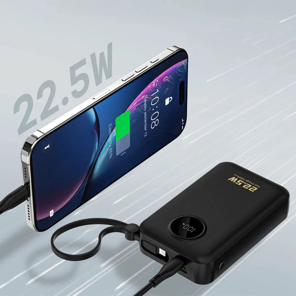 Портативная батарея (Power Bank) Dudao K14+, 20000 mAh, Черный - № 8 Портативная батарея (Power Bank) Dudao K14+, 20000 mAh, Черный - № 8