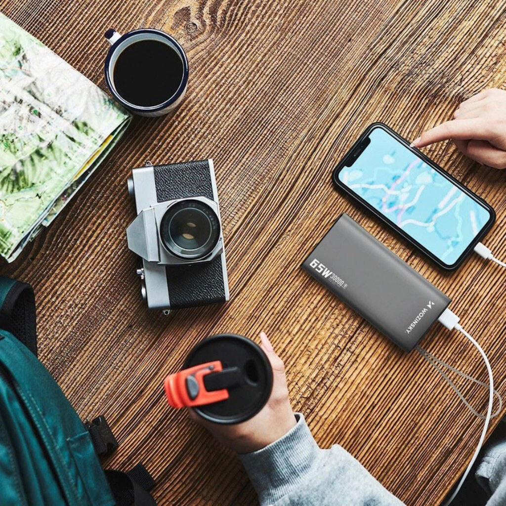 Портативная батарея (Power Bank) Wozinsky K65+, 30000 mAh, Серый - № 6 Портативная батарея (Power Bank) Wozinsky K65+, 30000 mAh, Серый - № 6