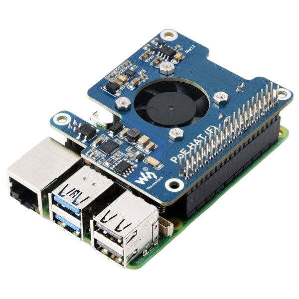 Адаптер PoE HAT (F) для Raspberry Pi 5 / CM 5 - № 2 Адаптер PoE HAT (F) для Raspberry Pi 5 / CM 5 - № 2