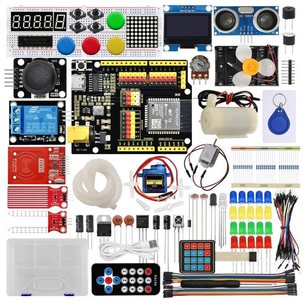 Стартовый набор IOT Basic Learning Kit для ESP-32 (40 экспериментов) от Keyestudio - № 1 Стартовый набор IOT Basic Learning Kit для ESP-32 (40 экспериментов) от Keyestudio - № 1