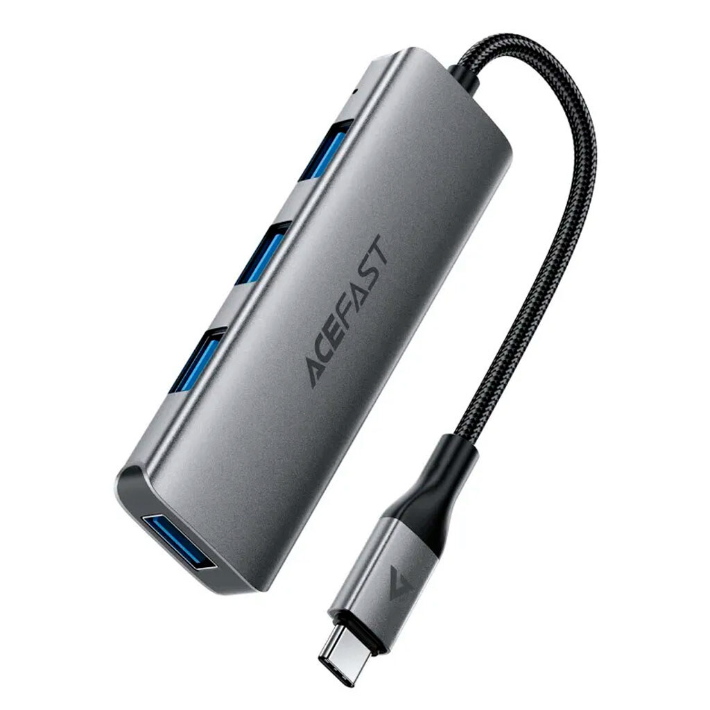 USB Hub AceFast J15, Серый - № 1 USB Hub AceFast J15, Серый - № 1