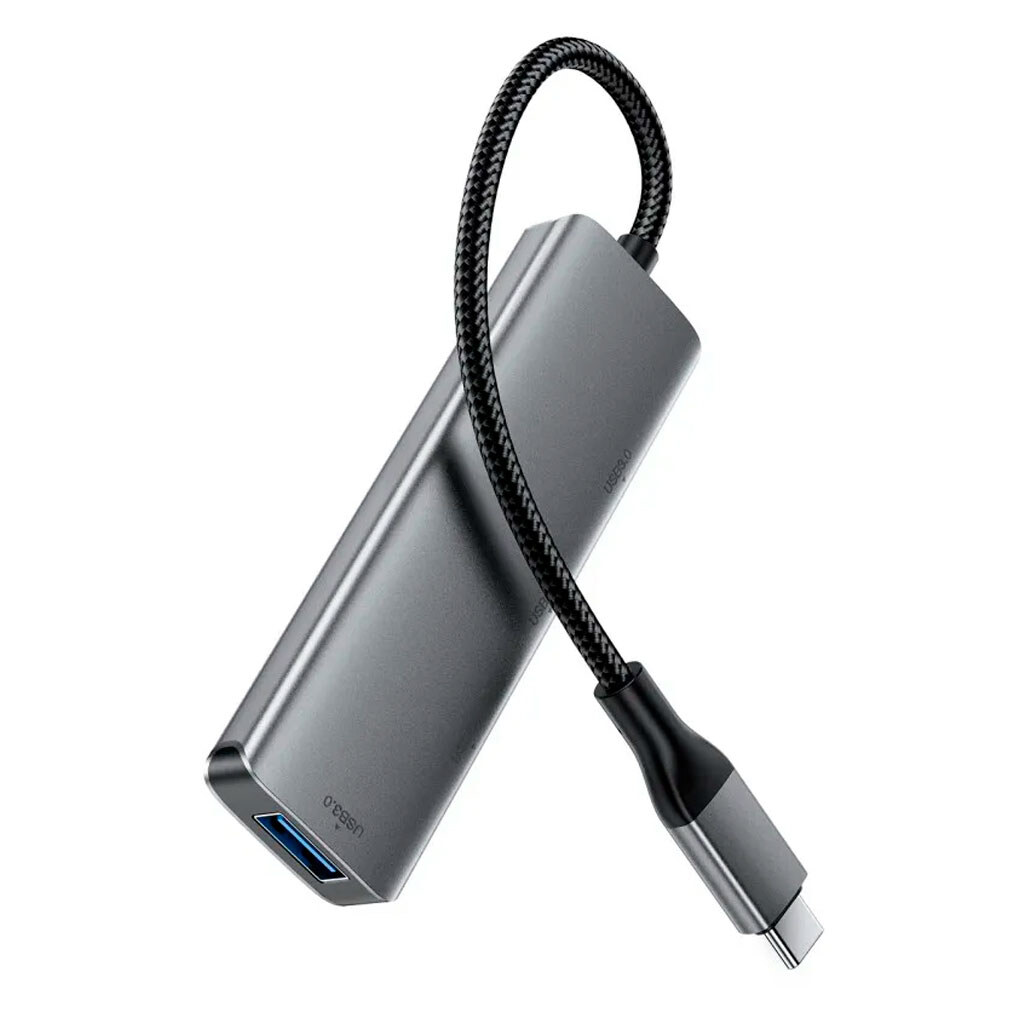 USB Hub AceFast J15, Серый - № 2 USB Hub AceFast J15, Серый - № 2