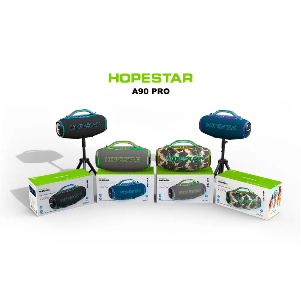 Портативная колонка Hopestar A90 Pro, Черный - № 2 Портативная колонка Hopestar A90 Pro, Черный - № 2