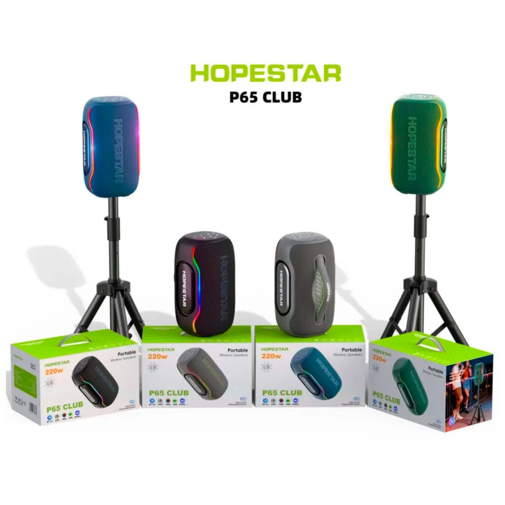 Портативная колонка Hopestar P65 Club, Черный - № 2 Портативная колонка Hopestar P65 Club, Черный - № 2