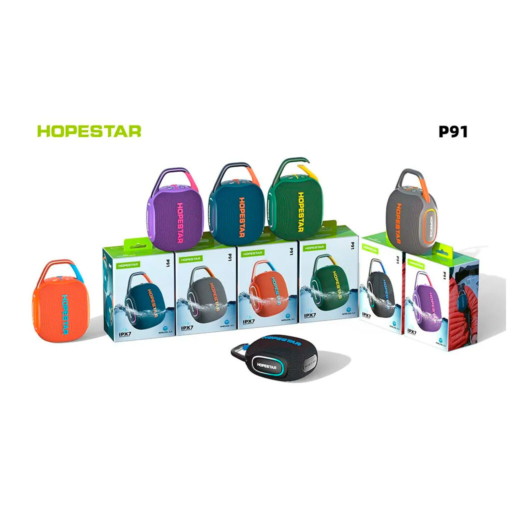 Портативная колонка Hopestar P91, Синий - № 2 Портативная колонка Hopestar P91, Синий - № 2