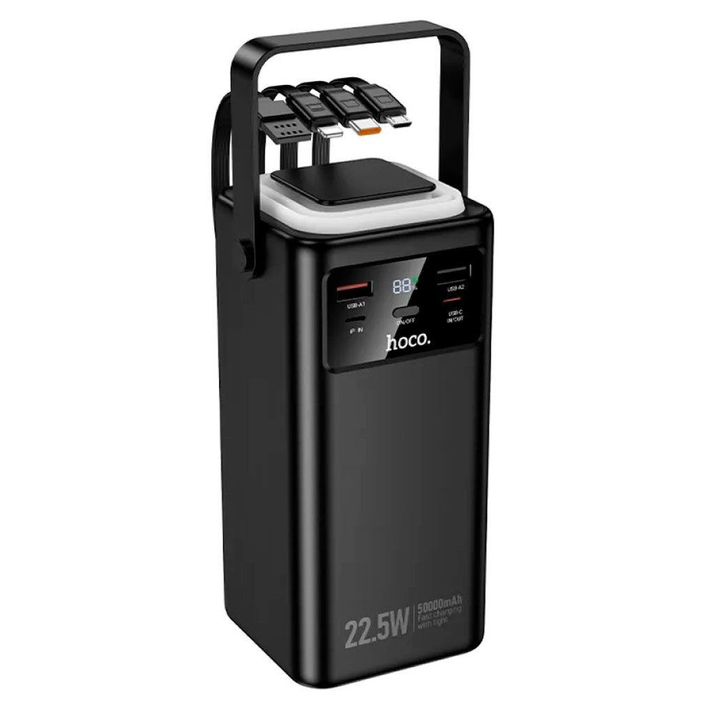 Портативная батарея (Power Bank) Hoco EJ65A High, 50000 mAh, Черный - № 1 Портативная батарея (Power Bank) Hoco EJ65A High, 50000 mAh, Черный - № 1