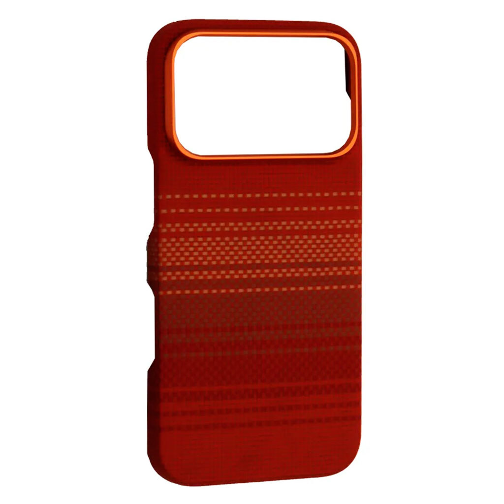 Чехол (накладка) Apple iPhone 17 Pro, KEVLAR, MagSafe, Warm Orange Sun, Оранжевый - № 1 Чехол (накладка) Apple iPhone 17 Pro, KEVLAR, MagSafe, Warm Orange Sun, Оранжевый - № 1