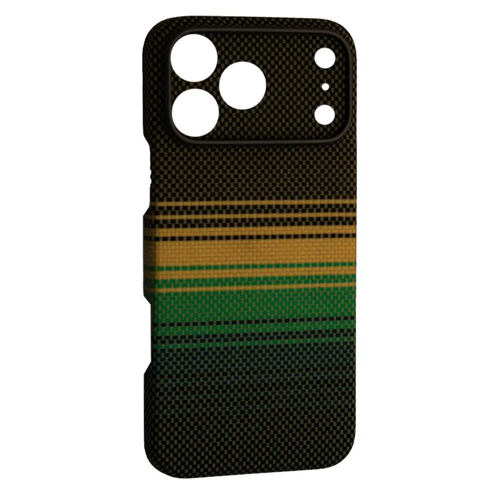 Чехол (накладка) Apple iPhone 17 Pro Max, KEVLAR, MagSafe, Зеленый - № 1 Чехол (накладка) Apple iPhone 17 Pro Max, KEVLAR, MagSafe, Зеленый - № 1