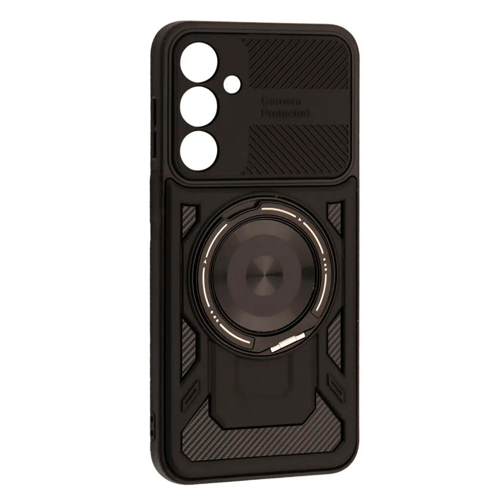 Чехол (накладка) Samsung A376 Galaxy А37 / Galaxy A37 5G, Protective Ring, MagSafe, Черный - № 1 Чехол (накладка) Samsung A376 Galaxy А37 / Galaxy A37 5G, Protective Ring, MagSafe, Черный - № 1