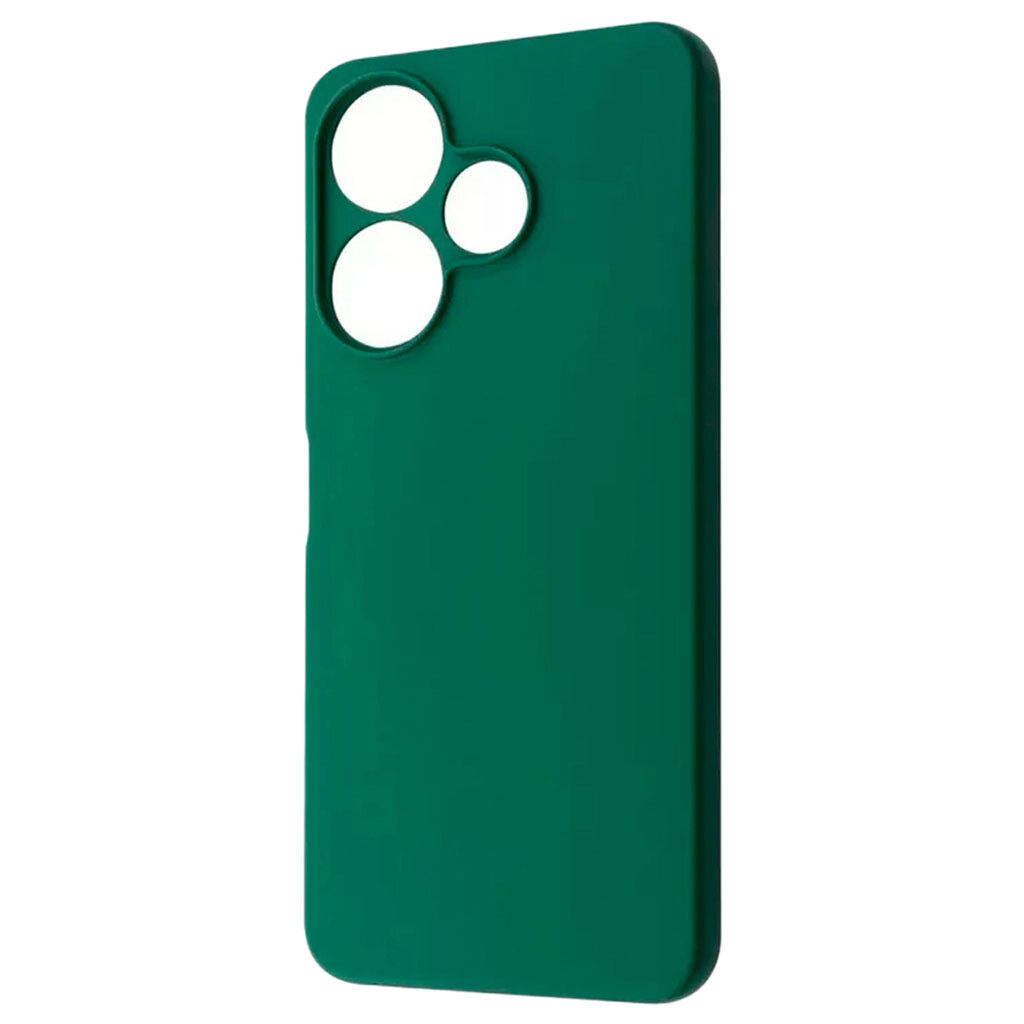 Чехол (накладка) Xiaomi Pocophone M6 / Redmi 13, Wave Colorful, Forest Green, Зеленый - № 1 Чехол (накладка) Xiaomi Pocophone M6 / Redmi 13, Wave Colorful, Forest Green, Зеленый - № 1