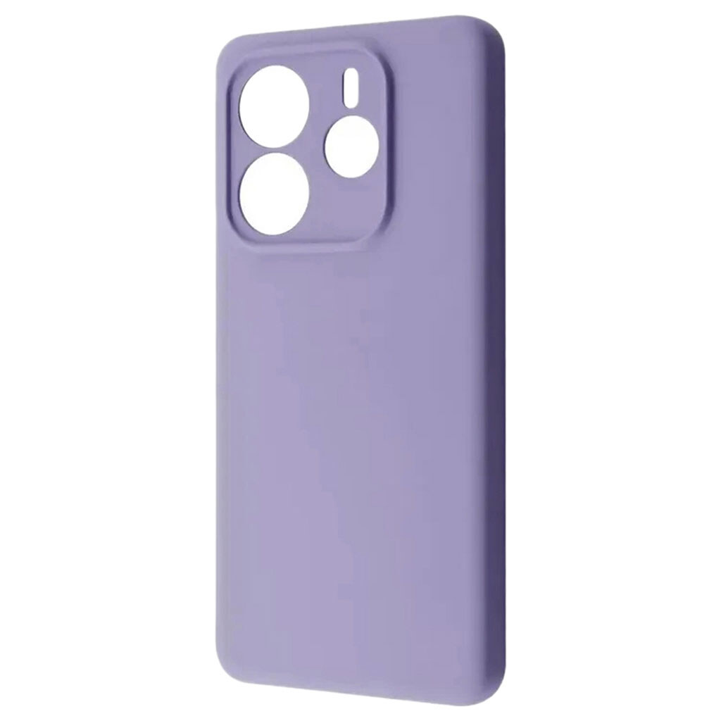 Чехол (накладка) Xiaomi Redmi Note 14, Wave Colorful, Lavender Gray, Лавандовый - № 1 Чехол (накладка) Xiaomi Redmi Note 14, Wave Colorful, Lavender Gray, Лавандовый - № 1