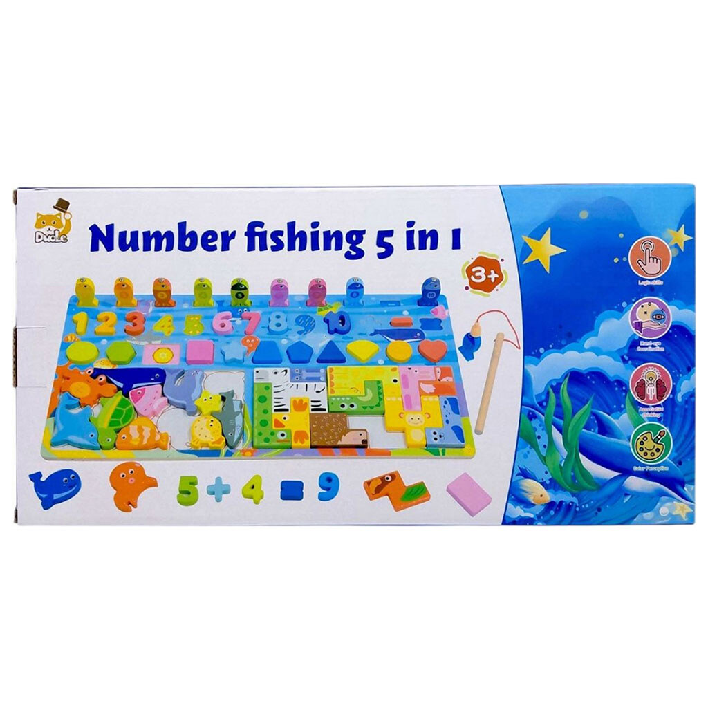 Деревянная игрушка "5в1", в коробке 45,5x23x4 см, Країна Іграшок - № 1 Деревянная игрушка "5в1", в коробке 45,5x23x4 см, Країна Іграшок - № 1