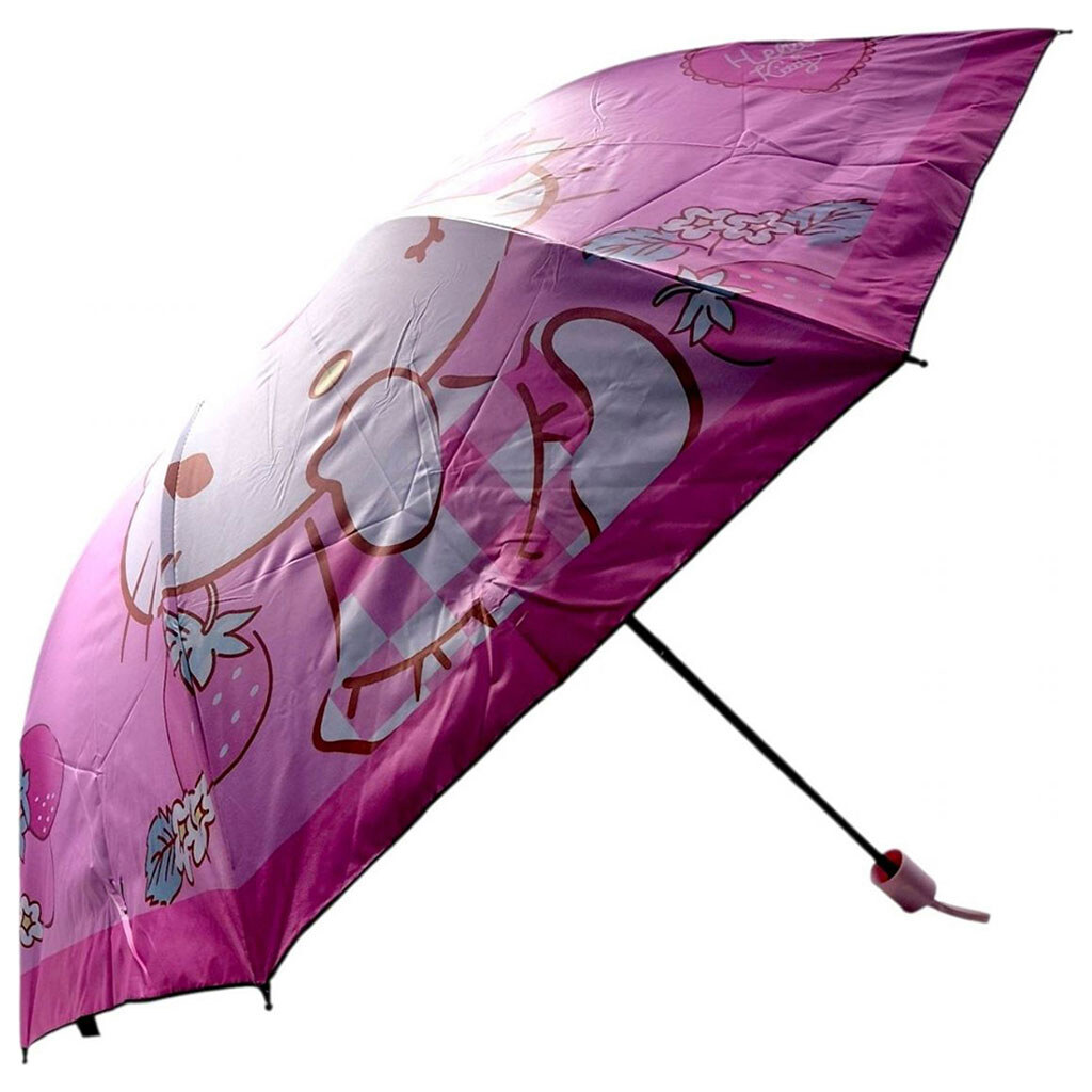 Зонтик "Sanrio: HELLO KITTY / Хелоу Китти", d=95 см, длина 26 см, 8 спиц, чехол, в пакете, Mic - № 1 Зонтик "Sanrio: HELLO KITTY / Хелоу Китти", d=95 см, длина 26 см, 8 спиц, чехол, в пакете, Mic - № 1