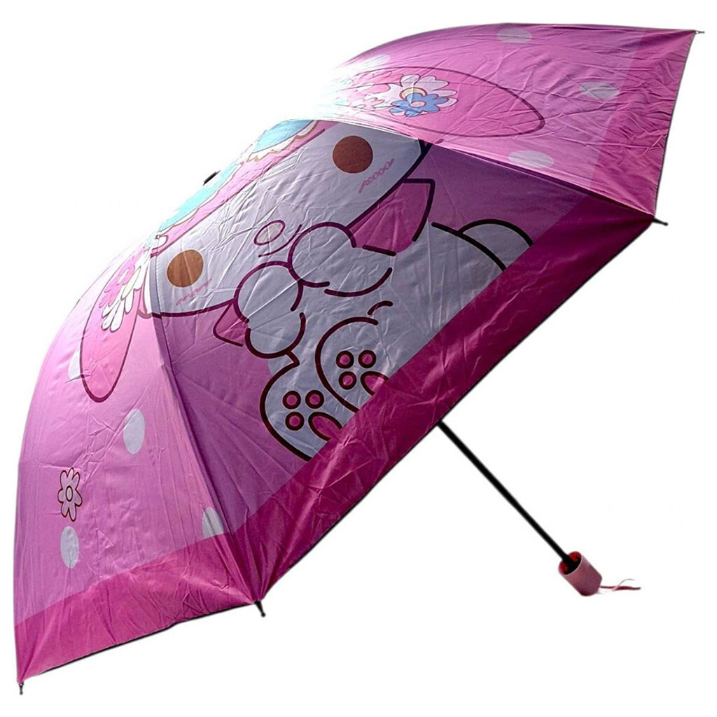 Зонтик "Sanrio: My Melody / Маймелоди", d=95 см, длина 26 см, 8 спиц, чехол, в пакете, Mic - № 1 Зонтик "Sanrio: My Melody / Маймелоди", d=95 см, длина 26 см, 8 спиц, чехол, в пакете, Mic - № 1