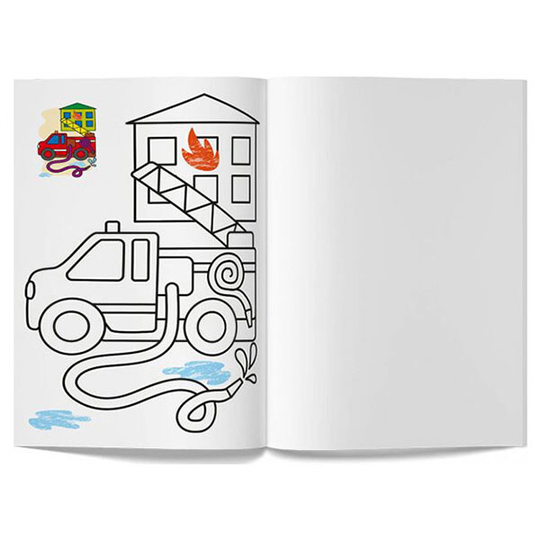 Книга "Кольорованка. Транспорт", Crystal Book - № 5 Книга "Кольорованка. Транспорт", Crystal Book - № 5