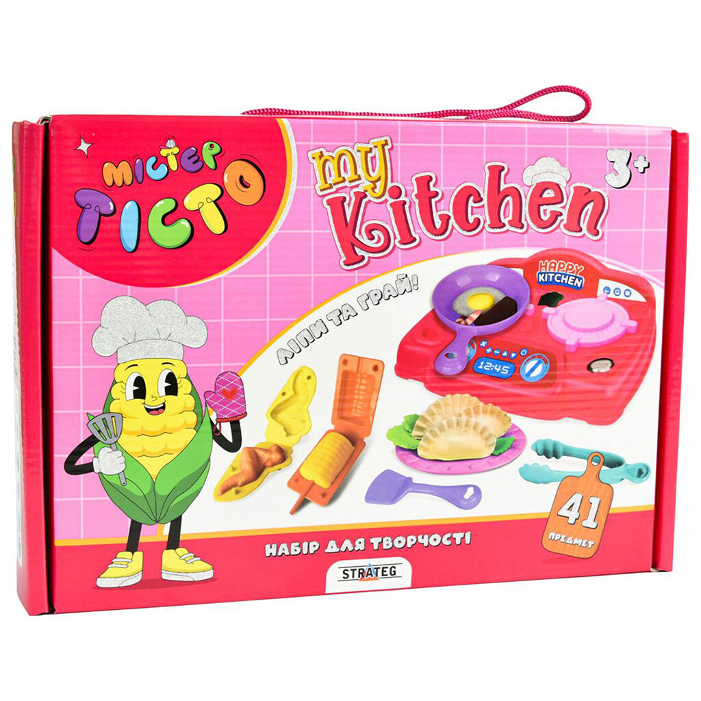 Набор для творчества "Мистер тесто. My Kitchen Strateg", на украинском языке, Strateg - № 1 Набор для творчества "Мистер тесто. My Kitchen Strateg", на украинском языке, Strateg - № 1