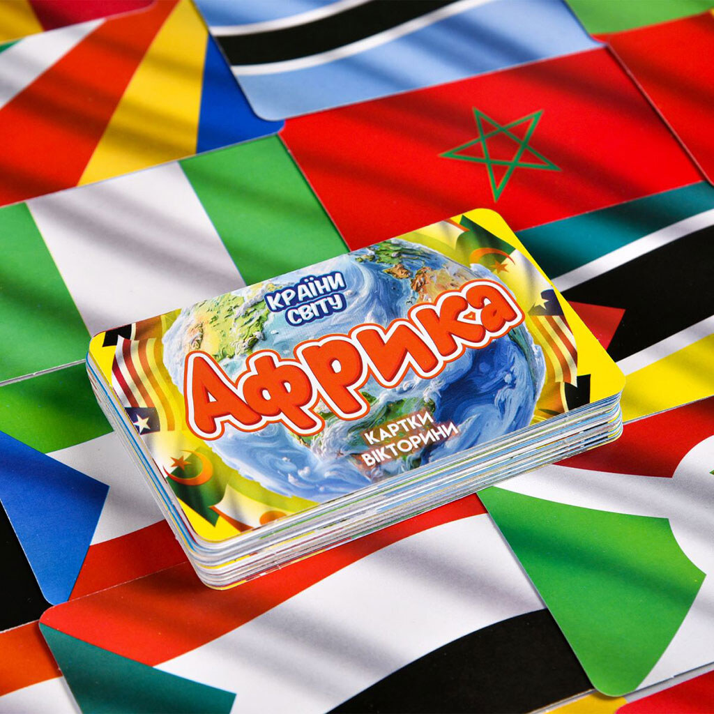 Настольная игра "Страны мира Африка", укр., Strateg - № 7 Настольная игра "Страны мира Африка", укр., Strateg - № 7