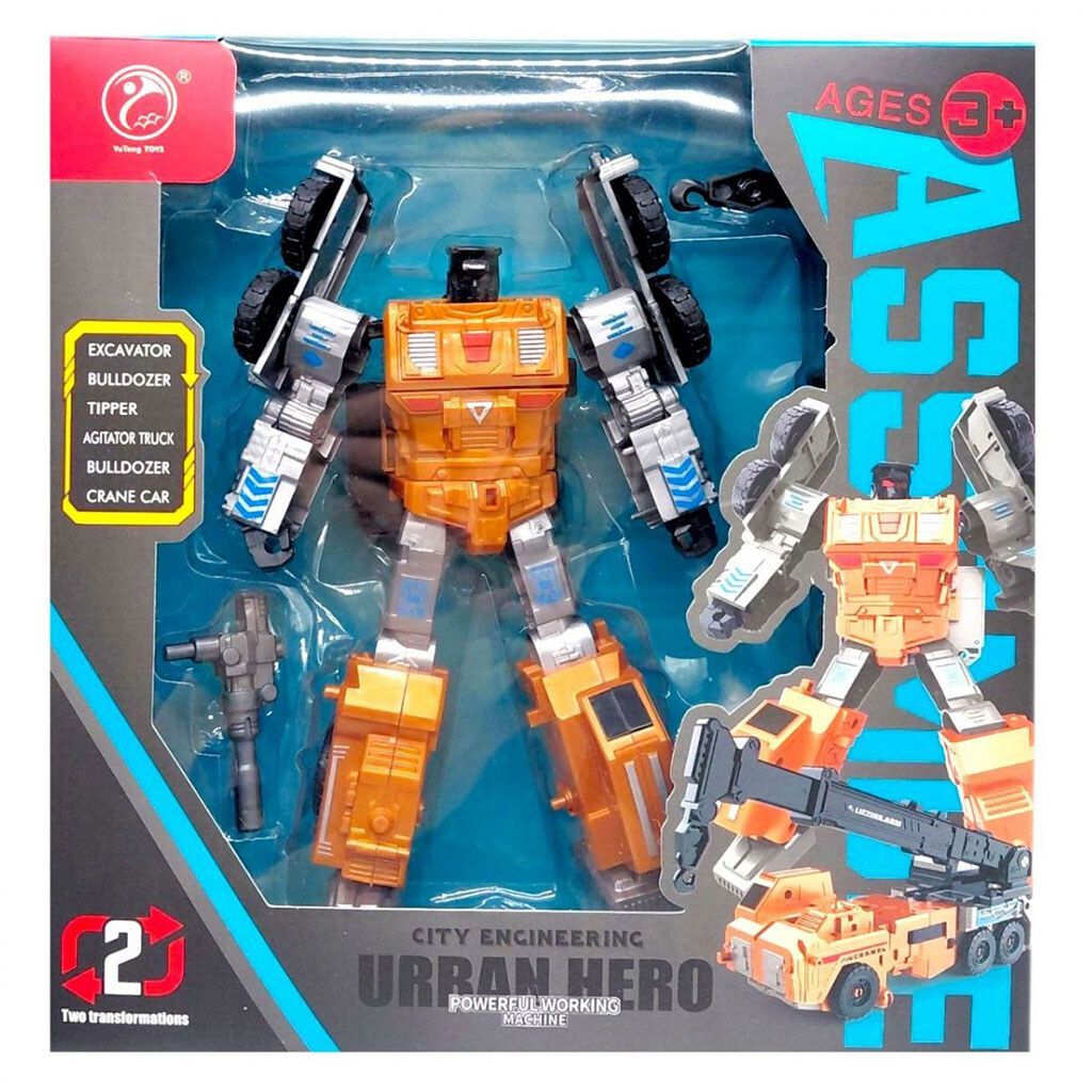 Робот "Urban Hero", стройтехника, YuTeng Toys - № 1 Робот "Urban Hero", стройтехника, YuTeng Toys - № 1