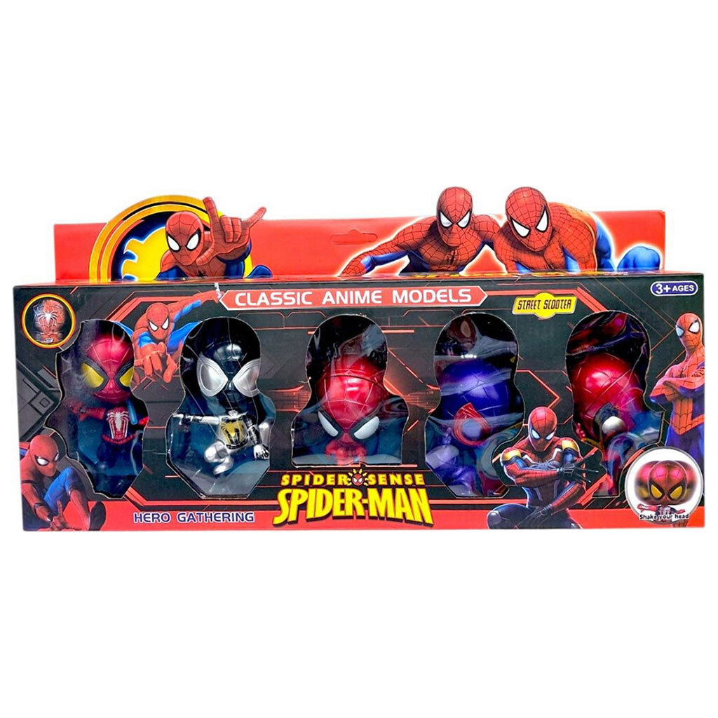 Фигруки "ЧЕЛОВЕК ПАУК/SPIDERMAN", 5 ШТ., Mic - № 1 Фигруки "ЧЕЛОВЕК ПАУК/SPIDERMAN", 5 ШТ., Mic - № 1