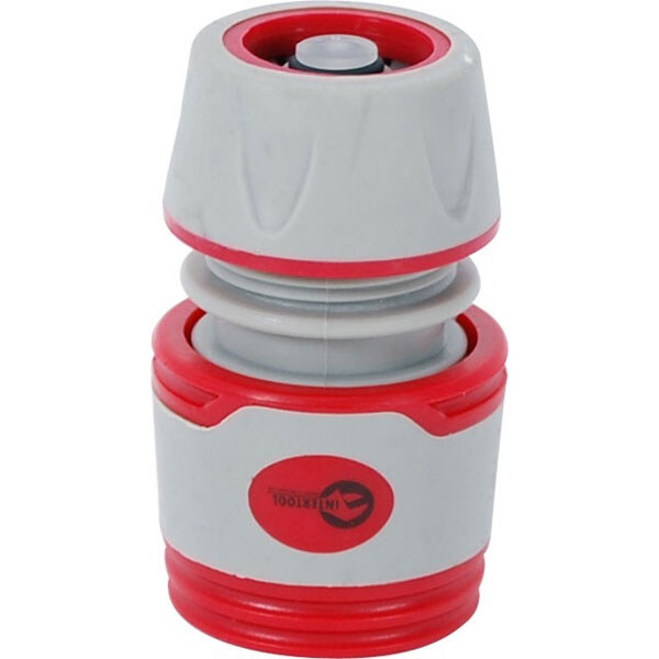 Коннектор с аквастопом 1/2" для шланга 1/2", GE-1119 - № 1 Коннектор с аквастопом 1/2" для шланга 1/2", GE-1119 - № 1