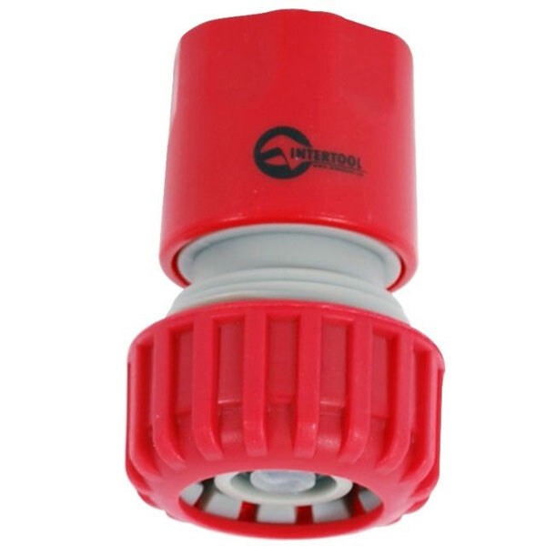Коннектор с аквастопом 1/2" для шланга 3/4", GE-1020 - № 1 Коннектор с аквастопом 1/2" для шланга 3/4", GE-1020 - № 1