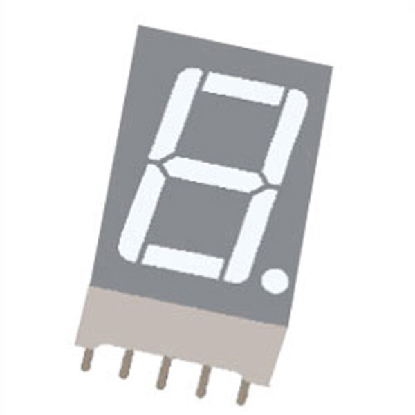 Индикатор 1 разряд 0.36" зеленый, анод, серый фон KL3611G-BSG - № 1 Индикатор 1 разряд 0.36" зеленый, анод, серый фон KL3611G-BSG - № 1