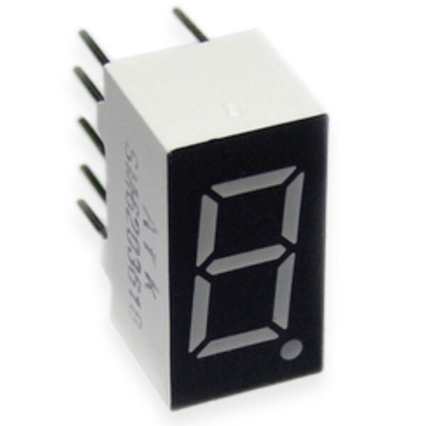 Индикатор 1 разряд 0.36" красный, анод, черный фон KL3611-BSR - № 1 Индикатор 1 разряд 0.36" красный, анод, черный фон KL3611-BSR - № 1