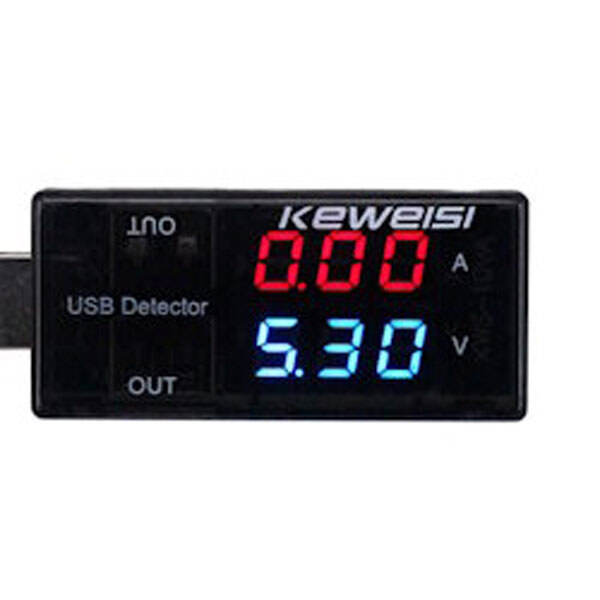USB вольт-амперметр Keweisi тестер 3.3-9V 3A - № 2 USB вольт-амперметр Keweisi тестер 3.3-9V 3A - № 2