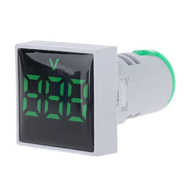 Вольтметр щитовой AD16-22FCV (AD16-22FSV) Green 60-500VAC - № 1 Вольтметр щитовой AD16-22FCV (AD16-22FSV) Green 60-500VAC - № 1