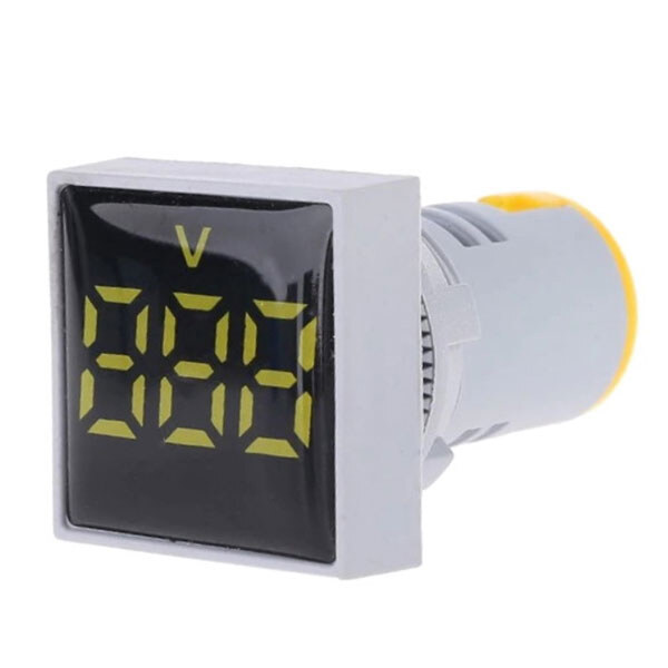 Вольтметр щитовой AD16-22FCV (AD16-22FSV) Yellow 60-500VAC - № 1 Вольтметр щитовой AD16-22FCV (AD16-22FSV) Yellow 60-500VAC - № 1
