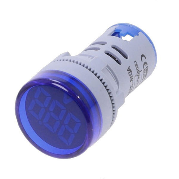 Вольтметр щитовой AD16-22VM-B 20-500VAC Синий - № 1 Вольтметр щитовой AD16-22VM-B 20-500VAC Синий - № 1