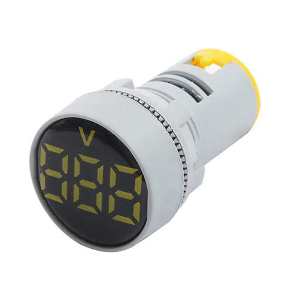 Вольтметр щитовой AD16-22VM-Y-1 50-500VAC Желтый - № 1 Вольтметр щитовой AD16-22VM-Y-1 50-500VAC Желтый - № 1