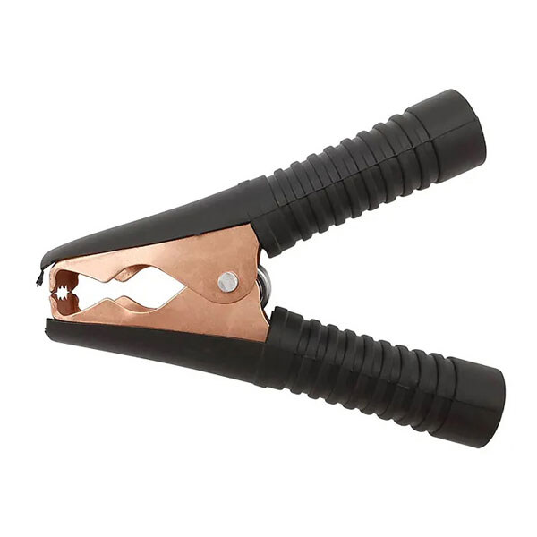 Зажим аккумуляторный 100A L=90mm Black - № 1 Зажим аккумуляторный 100A L=90mm Black - № 1