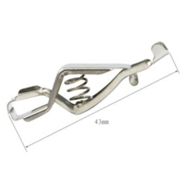Зажим крокодил 5A L=43mm J60024 Красный - № 2 Зажим крокодил 5A L=43mm J60024 Красный - № 2