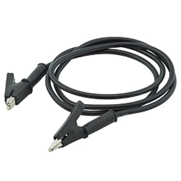 Кабель Крокодил - крокодил черный Y501 18AWG 2метра - № 1 Кабель Крокодил - крокодил черный Y501 18AWG 2метра - № 1