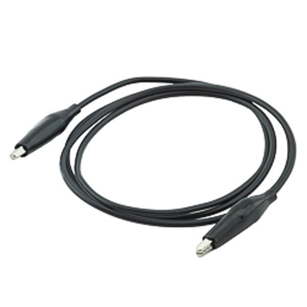 Кабель Крокодил - Крокодил черный Y503 22AWG 1метр - № 1 Кабель Крокодил - Крокодил черный Y503 22AWG 1метр - № 1