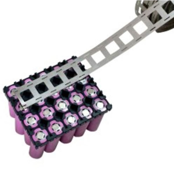 Лента никелевая 0.15*27mm 2P19.5mm (12.5*12.5mm) фасов. по 1м - № 2 Лента никелевая 0.15*27mm 2P19.5mm (12.5*12.5mm) фасов. по 1м - № 2