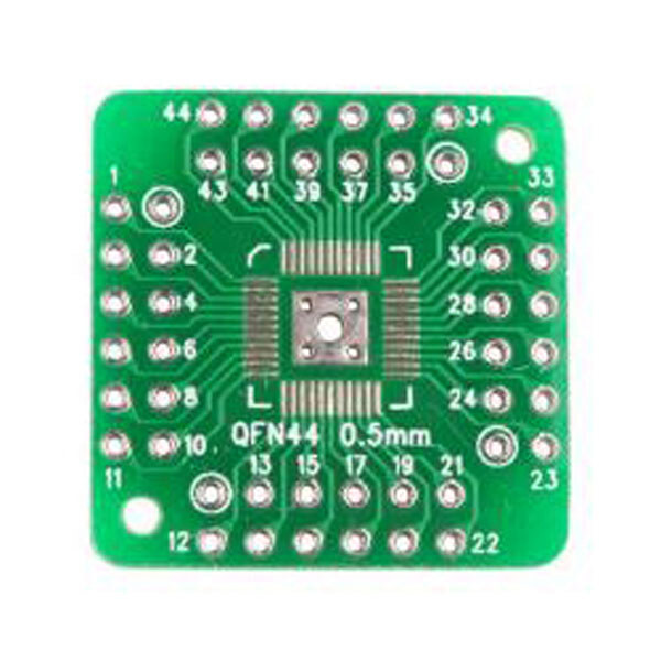 Плата макетная переходник QFN44/48-DIP шаг 0.5мм - № 1 Плата макетная переходник QFN44/48-DIP шаг 0.5мм - № 1