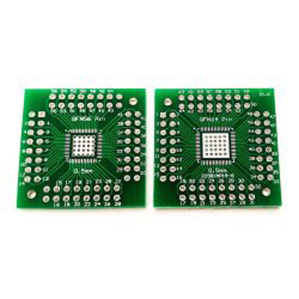 Плата макетная переходник QFN56/64-DIP шаг 0.5мм - № 1 Плата макетная переходник QFN56/64-DIP шаг 0.5мм - № 1