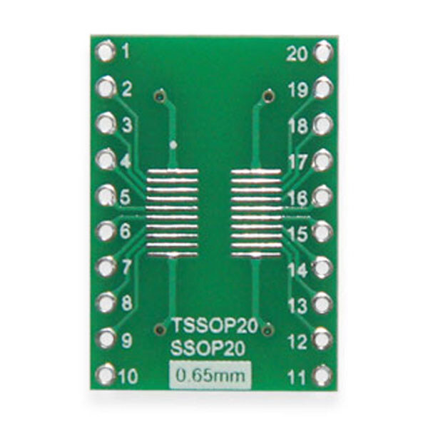 Плата макетная переходник SOP20/SSOP20-DIP20 - № 2 Плата макетная переходник SOP20/SSOP20-DIP20 - № 2