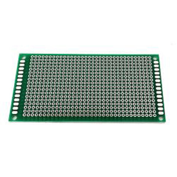 Плата односторонняя макетная 5cmX10cmX1,6mm шаг 2,54мм маска двусторон - № 1 Плата односторонняя макетная 5cmX10cmX1,6mm шаг 2,54мм маска двусторон - № 1