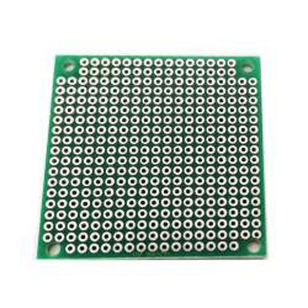 Плата односторонняя макетная 5cmX5cmX1,6mm шаг 2,54мм маска двусторон. - № 1 Плата односторонняя макетная 5cmX5cmX1,6mm шаг 2,54мм маска двусторон. - № 1