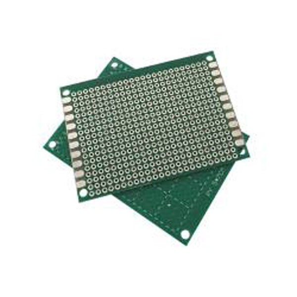Плата односторонняя макетная 5cmX7cmX1,6mm шаг 2,54мм маска двусторон. - № 2 Плата односторонняя макетная 5cmX7cmX1,6mm шаг 2,54мм маска двусторон. - № 2