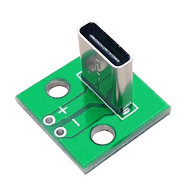 Плата печатная с разъемом USB Type-C female 2 pin vertical - № 1 Плата печатная с разъемом USB Type-C female 2 pin vertical - № 1