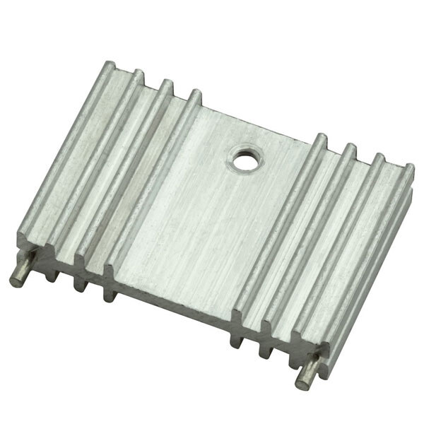 Радиатор алюминиевый 22*32*7MM aluminum heat sink 2-pin - № 1 Радиатор алюминиевый 22*32*7MM aluminum heat sink 2-pin - № 1