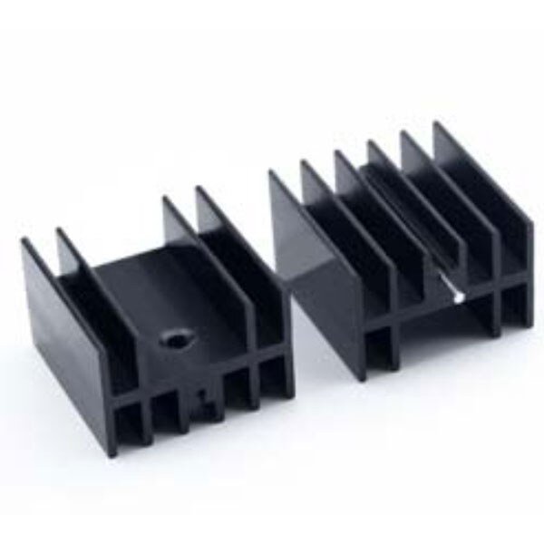 Радиатор алюминиевый 25*23*16MM aluminum heat sink BLACK 1-pin - № 2 Радиатор алюминиевый 25*23*16MM aluminum heat sink BLACK 1-pin - № 2