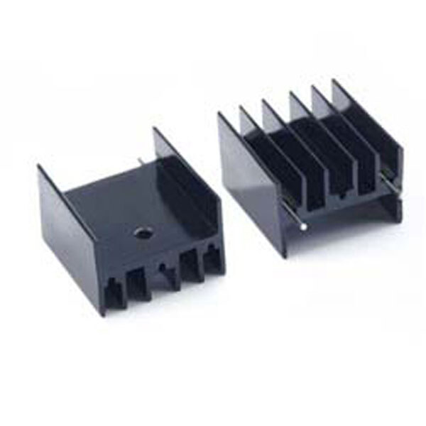 Радиатор алюминиевый 25*24*16MM TO-220 BLACK (with pins) - № 2 Радиатор алюминиевый 25*24*16MM TO-220 BLACK (with pins) - № 2