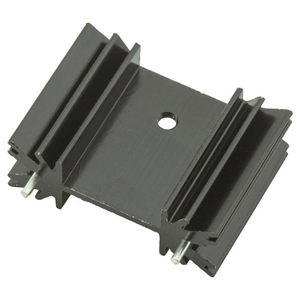 Радиатор алюминиевый 25*34*12MM aluminum heat sink BLACK - № 1 Радиатор алюминиевый 25*34*12MM aluminum heat sink BLACK - № 1